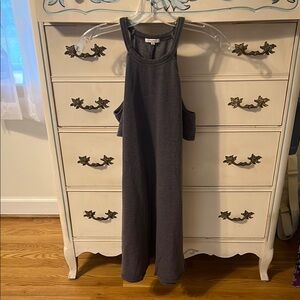 Grey Short Sleeve Dress